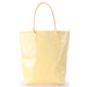 Высокая лаковая женская сумка Poolparty LAGUE (желтый)
