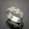 Серебряное кольцо Натали - вставки цирконий