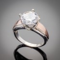 Женское серебряное кольцо Лада с цирконием