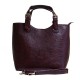 Удобная женская сумка-шоппер (бордо)