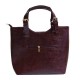 Удобная женская сумка-шоппер (бордо)