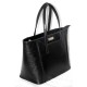 Женская сумка с карманом (черный)