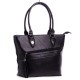 Женская сумка с карманом (черный)