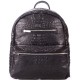 Стильный рюкзак MINI BACKPACK LEATHER CROCO POOLPARTY (черный)