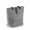 Качественная войлочная сумка с ручками из эко-кожи