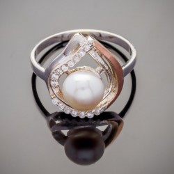 Серебряное кольцо Элис