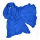 Вязаный шарф-хомут (синий)
