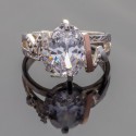 Красивое серебряное кольцо Магия с фианитом