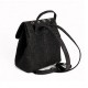Войлочный рюкзак с заклепками (черный)