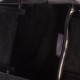 Кожаная сумка Poolparty BIGSOHO, 43х43 см (черный)