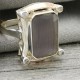 Женское серебряное кольцо Глория (серый)